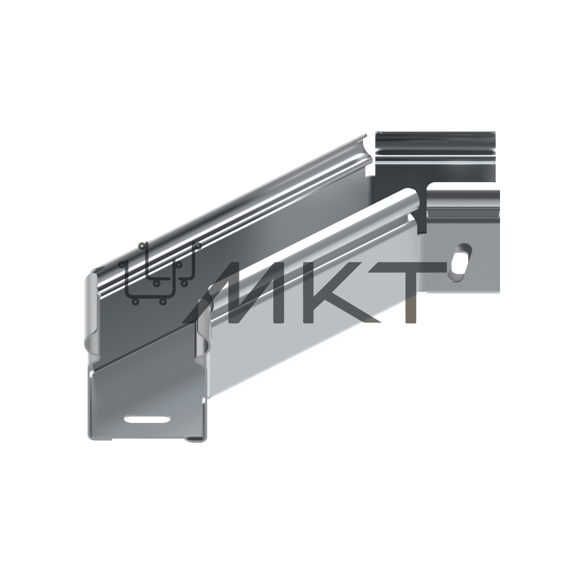 Угол горизонтальный 90 градусов 50x50, толщина 0,55, сендзимир