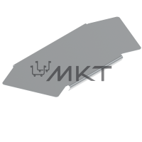 Крышка угла горизонтального 45'