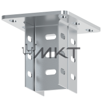 Подвес двойной усиленный для сборной потолочной стойки 56х30