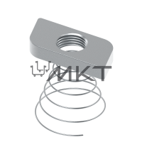 Монтажная гайка с пружиной
