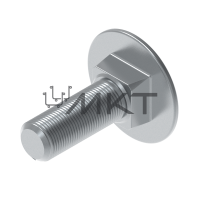 Винт с гладкой головкой и квадратным подголовником DIN 603