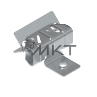 Балочный зажим с отгибом и резьбой